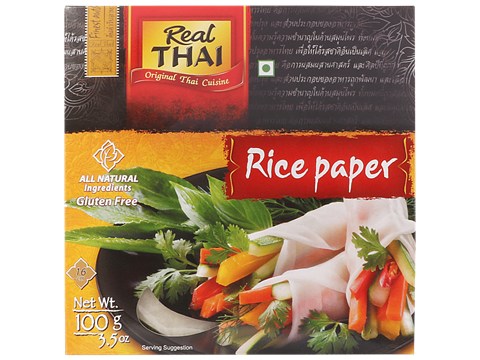REAL THAI Rice Paper - Round, 16 cm, 100 g