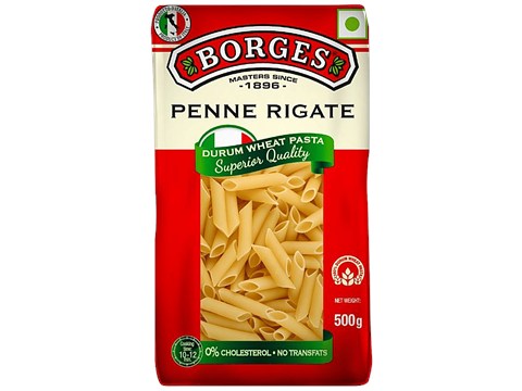 Borges Durum Wheat Pasta - Penne Rigate, 500 g