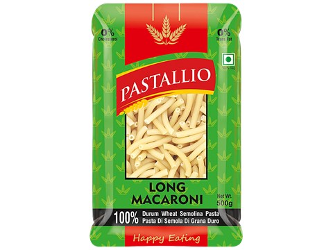 Pastallio Durum Wheat Pasta - Long Macaroni, 500 g