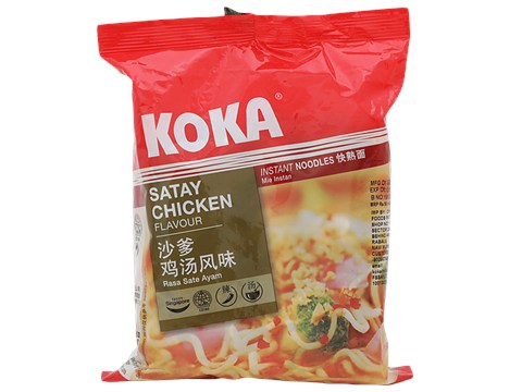 Koka Instant Noodles - Chicken Satay Flavor, 85 g