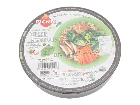 Picnic Instant Noodles - Green & Healthy Veggie Flavour, 70 g