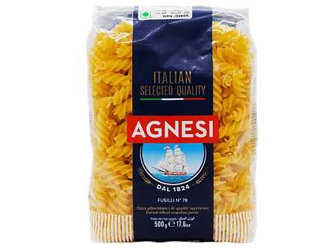 Agnesi Pasta - Fusilli N.78, 500 g