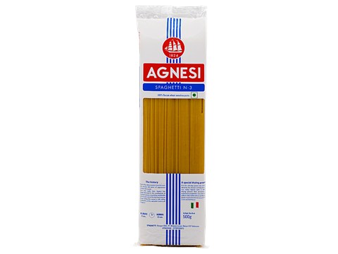 Agnesi Durum Wheat Pasta - Spaghetti N.3, 500 g