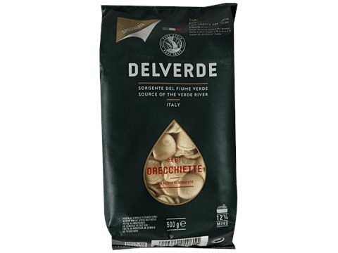 Delverde Orecchiette - Durum Wheat Semolina Pasta, 500 g