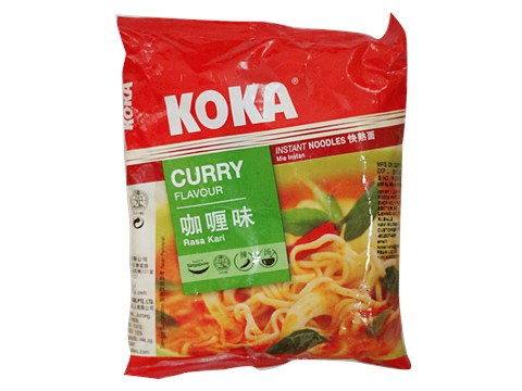 Koka Instant Noodles Rasa Curry Flavor, 85 g