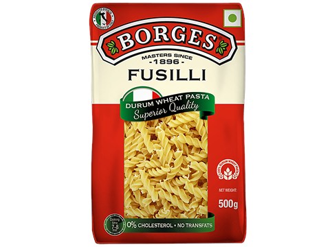 Borges Durum Wheat Pasta - Fusilli, 500 g