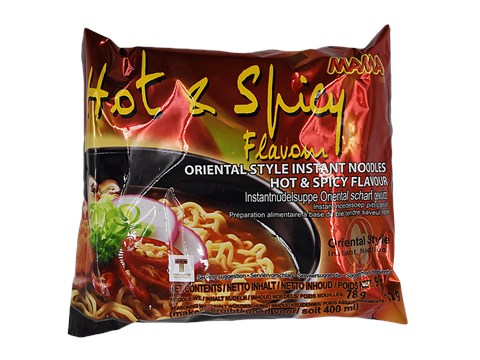 MAMA Oriental Style Instant Noodles - Hot & Spicy Flavour, 90 g