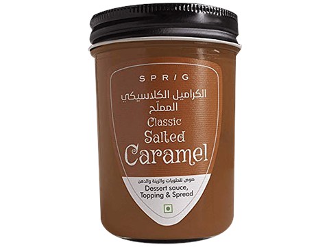 Sprig Classic Salted Caramel - Rich & Sticky, Used As A Spread, For Baking, 290 g