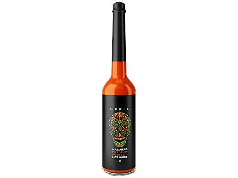 Sprig Wood- Aged Habanero Hot Sauce - Premium Gourmet Condiment, Flavourful, 100 g