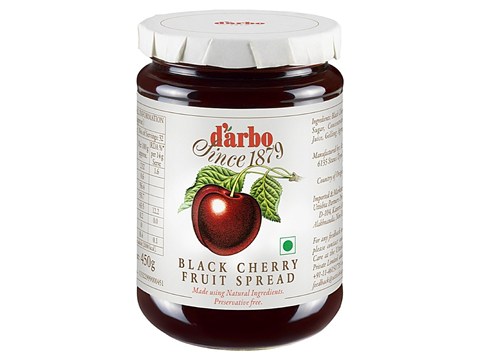 d'arbo Black Cherry Fruit Spread, 450 g