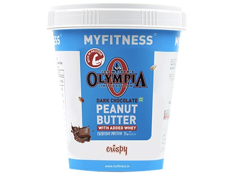 Myfitness Dark Chocolate Peanut Butter With Added Whey - Crispy, 1 kg