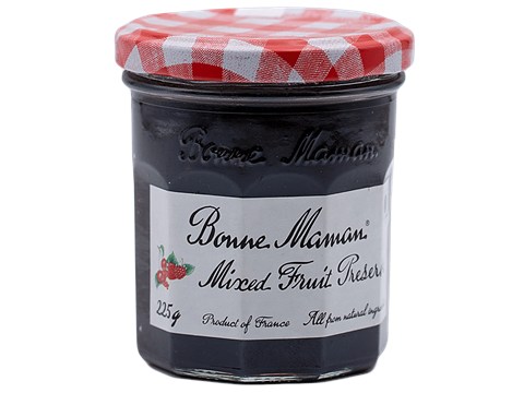 Bonne Maman Preserve - Mixed Fruit, 225 g