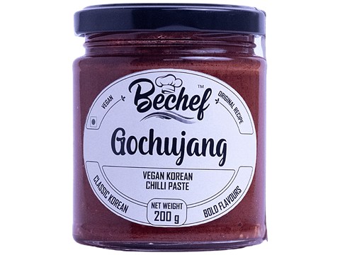 Bechef Gochujang - Vegan Korean, Chilli Paste, Classic, Bold Flavours, Original Recipe, 200 g
