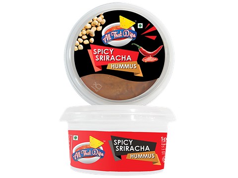 All That Dips All Natural Hummus - Spicy Sriracha, 150 g