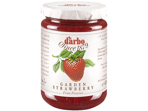 d'arbo Garden Strawberry Fruit Preserve, 450 g
