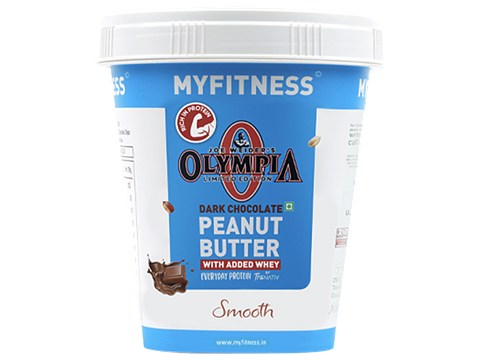 Myfitness Dark Chocolate Peanut Butter With Added Whey - Smooth, 510 g