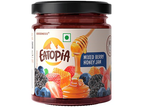 Eatopia Eatopia Mixed Berry Honey Jam, 240 g