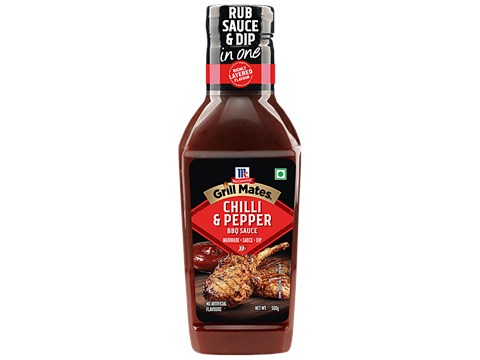 McCormick Grill Mates Chilli & Pepper BBQ Sauce, 500 g