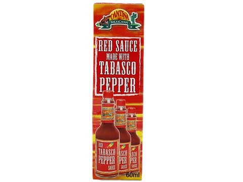 Cantina Mexicana Pepper Sauce - Red Tabasco, 60 ml