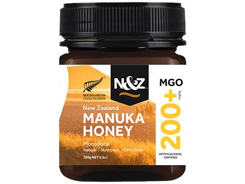 N&Z Manuka Honey - Monofloral, Natural Sweetener, Nutritious, 250 g