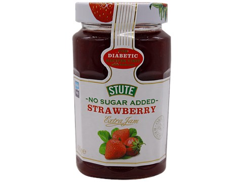 Stute  Strawberry Extra Jam - No Sugar Added, Imported, 430 g