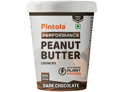 Pintola Dark Chocolate Peanut Butter - Crunchy, 1 kg