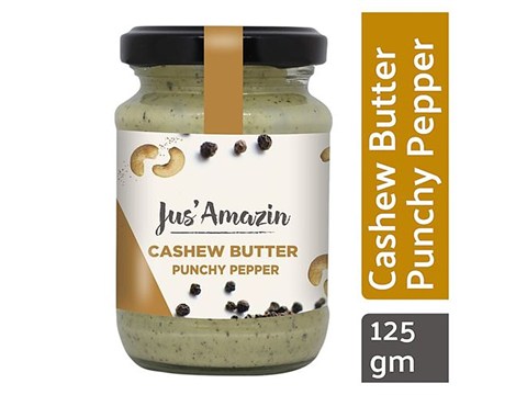 Jus Amazin Punchy Pepper Cashew Butter, 125 g