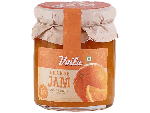 VOILA Portuguese Orange Jam - All Natural, No Preservatives, For Spread, Dessert Toppings, 280 g
