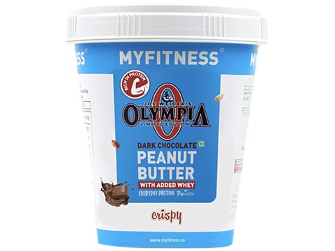 Myfitness Dark Chocolate Peanut Butter With Added Whey - Crispy, 510 g