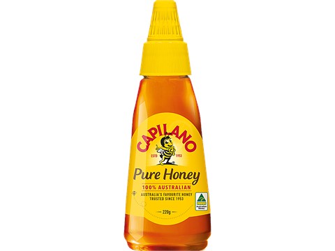 Capilano Pure Honey - Helps In Digestion, Rich In Vitamins & Calcium, 220 g