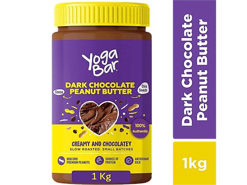 Yoga Bar Dark Chocolate Peanut Butter - Non-GMO, High In Protein & Antioxidants, 1 kg