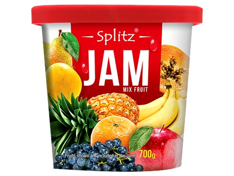 Splitz Mixed Fruit Jam, 700 g