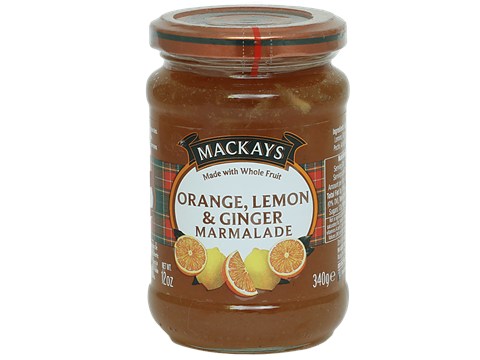 Mackays Marmalade - Orange, Lemon & Ginger, 340 g