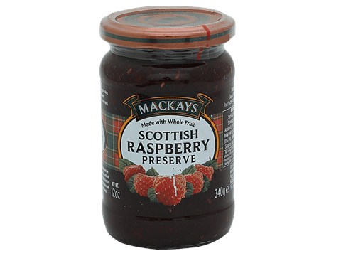 Mackays Scottish Raspberry Preserve, 340 g