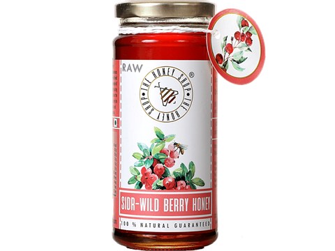 The Honey Shop Raw Wild Berry - Sidr Honey Pure & Natural, 320 g