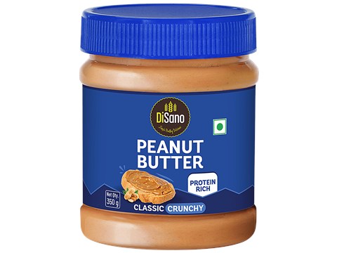 Disano Crunchy Peanut Butter, 350 g