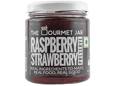 The Gourmet Jar Raspberry Strawberry Preserve, 230 g