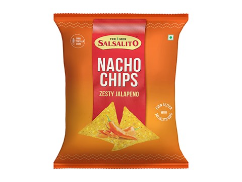 Tex Mex Salsalito Nacho Chips - Zesty Jalapeno, 60 g