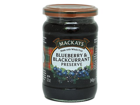 Mackays Blueberry & Blackcurrant Preserve, 340 g