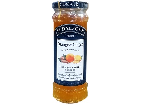 St. Dalfour Orange & Ginger - Fruit Spread, 284 g