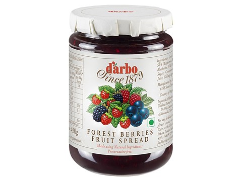 d'arbo Forest Berries Fruit Spread, 450 g
