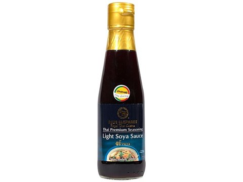Blue Elephant Royal Thai Cuisine Premium Seasoning Light Soya Sauce - Authentic Flavour, 200 ml