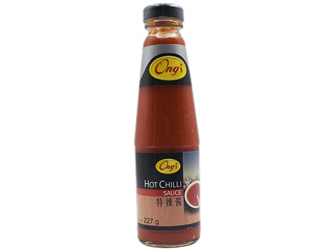 Ongs Hot Chilli Sauce, 227 ml