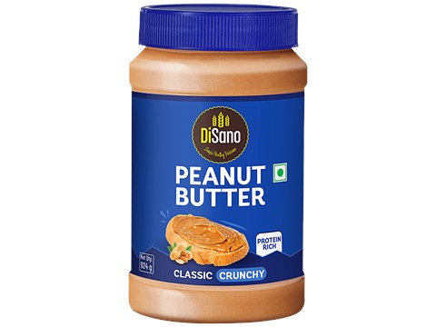 Disano Crunchy Peanut Butter, 924 g