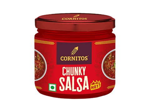 Cornitos Chunky Salsa Hot, 330 g