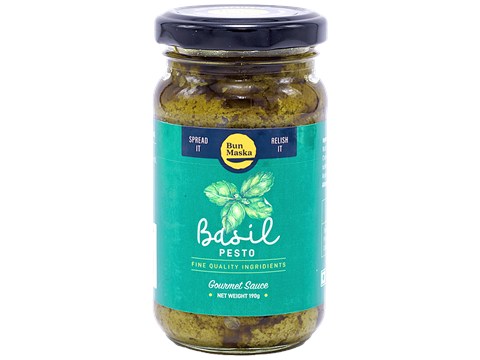 Bun Maska Basil Pesto Gourmet Sauce, 190 g