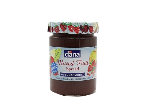 Dana Dana Diabetic Spread Jam - Mixed Fruit 315 gm Jar, 315 g