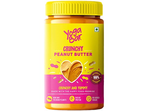 Yoga Bar Crunchy Peanut Butter - Non-GMO, High In Protein, No Added Sugar, 1 kg