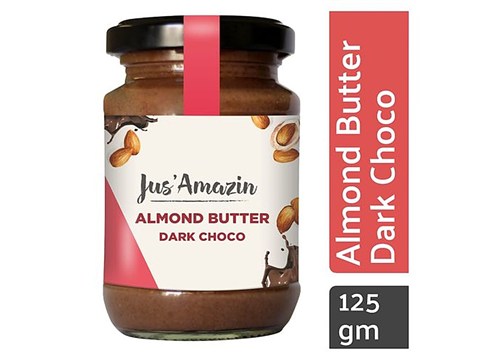 Jus Amazin Almond Butter - Dark Chocolate, Vegan, 125 g