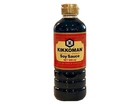 Kikkoman Naturally Brewed Soy Sauce - Imported, 500 ml